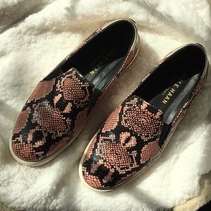 Cole Haan snakeprint shoes